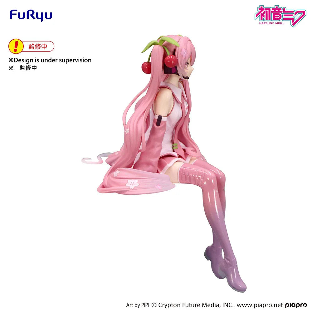 FuRyu Noodle Stopper Hatsune Miku Sakura 14CM PVC