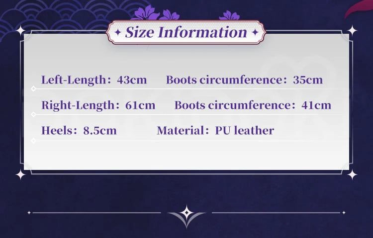 Acheron Cosplay Shoes Game Honkai: Star Rail Cosplay DokiDoki-SR Honkai Female Cosplay Acheron Shoes Boots