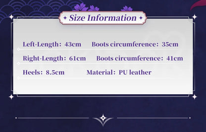 Acheron Cosplay Shoes Game Honkai: Star Rail Cosplay DokiDoki-SR Honkai Female Cosplay Acheron Shoes Boots