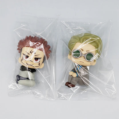 21cm Jujutsu Kaisen Anime Figure Villain Sukuna Action Figure Satoru Gojo/Geto Suguru Figurine PVC Collection Mdoel Doll Toys