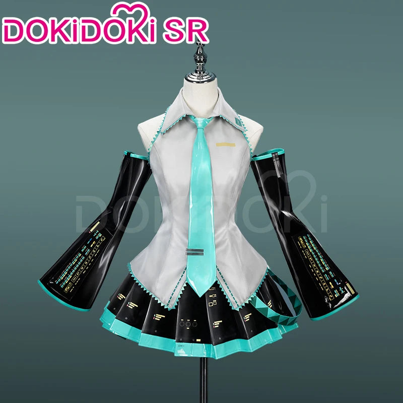 IN STOCK Mikuu Cosplay Costume DokiDoki-SR Mikku Cosplay Women Cute Short Dress Costume Mikuu Cosplay Uniform Halloween