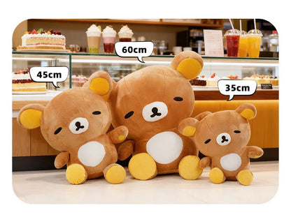 Hot 60cm Cute Plush Teddy Bear for Kids Birthday Xmas Gift Soft Snuggle Toy Stuffed Animal Cute Kuma Doll for Girls Hug Pillow