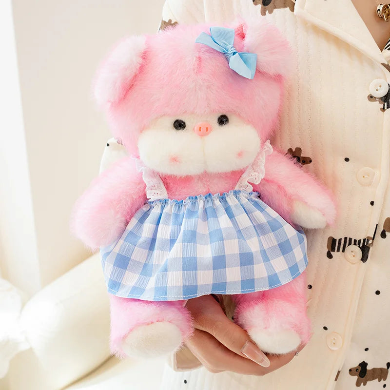 simulation animal doll stuffed cartoon rabbit bear plush toy anime cute soft pillow room decor kids birthday gift