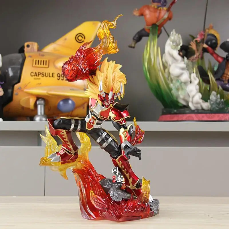 Hot 26cm/10.24in Anime Digimon Adventure Figure Agnimon Action Figures Pvc Statue Desktop Ornamen Collection Model Toys Gifts