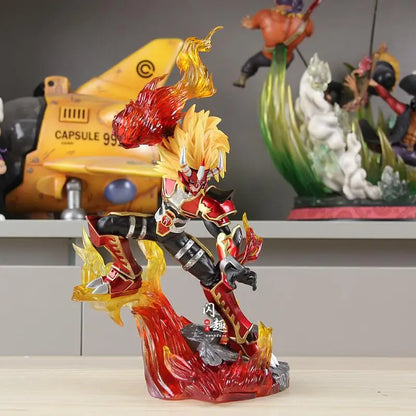 Hot 26cm/10.24in Anime Digimon Adventure Figure Agnimon Action Figures Pvc Statue Desktop Ornamen Collection Model Toys Gifts