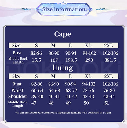 Columbina Cosplay Costume Genshin Impact【S-2XL】DokiDoki-R Nod-Krai Women Dress Columbina Hypersalenia Plus Size