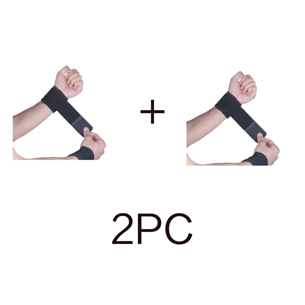1pc/2pc Wrist Brace Support Adjustable Wrist Compression Strap For Sports, Weightlifting, Tendonitis, Wrist Pain Relief-Wear