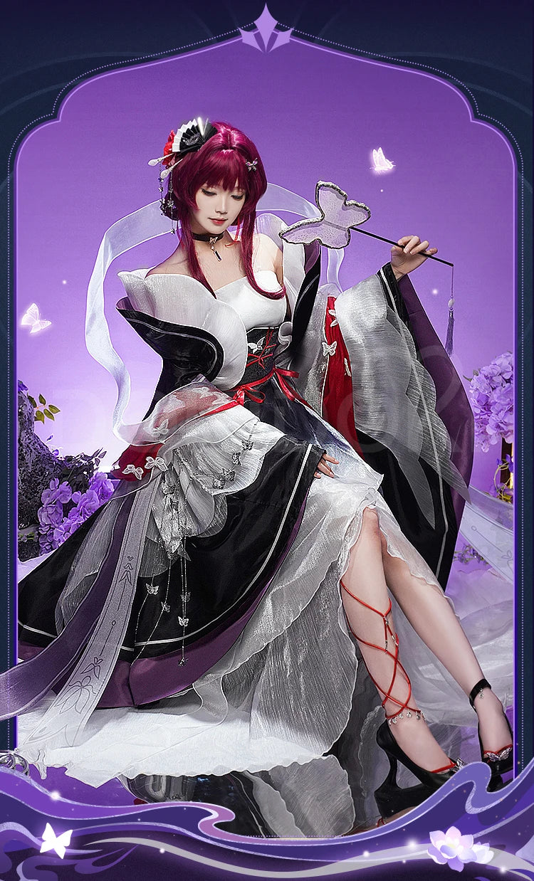 Kafka Doujin Cosplay Costume Game Honkai: Star Rail DokiDoki-SR HSR Costume Kafka Cosplay Women Doujin Dress