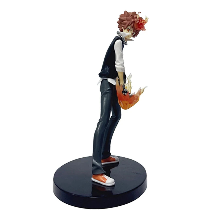 19cm Katekyou Hitman REBORN! Anime Figure Sawada Tsunayoshi Action Figure Standing Handsome Man Figurine PVC Collection Doll Toy