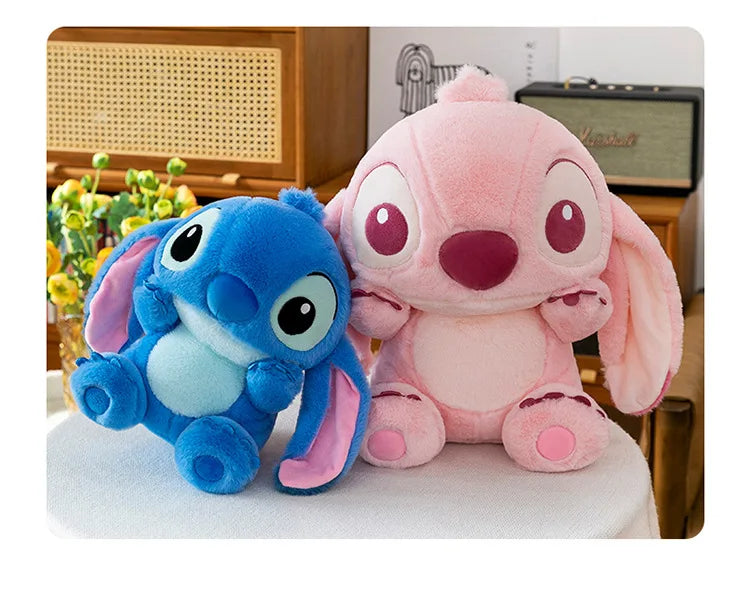 30/40/60cm Big Size Stitch Disney Anime Plush Stuffed Doll Kawaii Room Decoration Plushies Pillow Ornaments Holiday Gifts