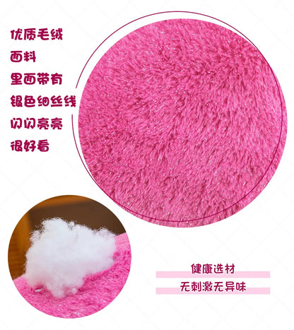 Disney Plush Strawberry Bear Doll with Birthday Hat Cute Stuffed Animal for Kids Birthday Xmas Gift Perfect Toy for Children And