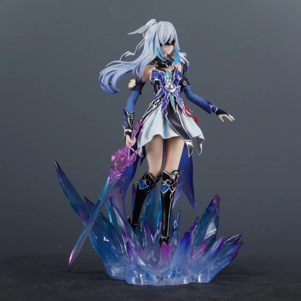 29cm Anime Honkai Star Rail Jingliu PVC Action Figure Statue Desktop Ornament Model Toy Gift - With Box