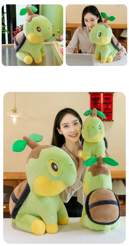 35/80cm Large Turtwig  Pokemon Plush Toys Anime Doll Cute Pillow Cartoon Giant Pokémon Plushie Stuffed Gift for Kids Christmas