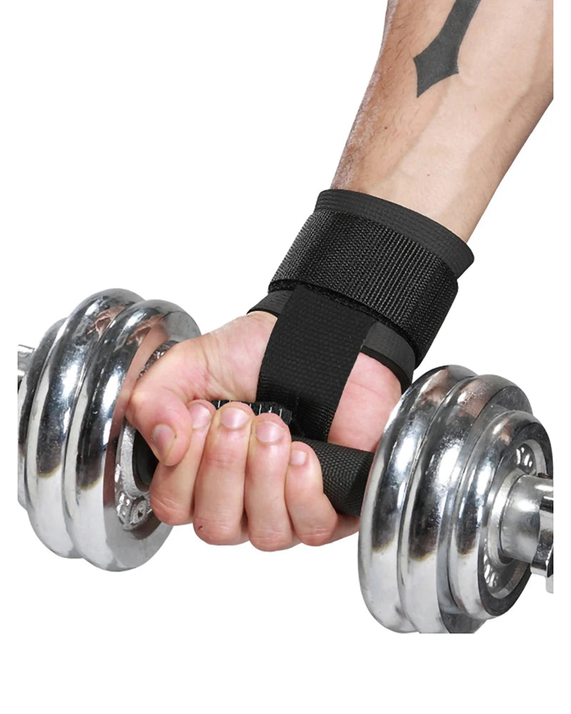 The Codex Weightlifting Straps with Wrist Bands Gym Grip for Powerlifting Strength Training Exercise Protection