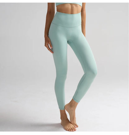 High Waist Naked Feeling Leggings for Women – Fitness Running Yoga Gym and Casual Workout Tight Pants