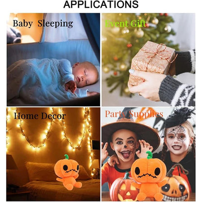 30cm Halloween Pumpkin Plush Toy Party Festival Cotton Soft Pumpkin Stuffed Dolls for Kids Halloween Christmas Birthday Gifts