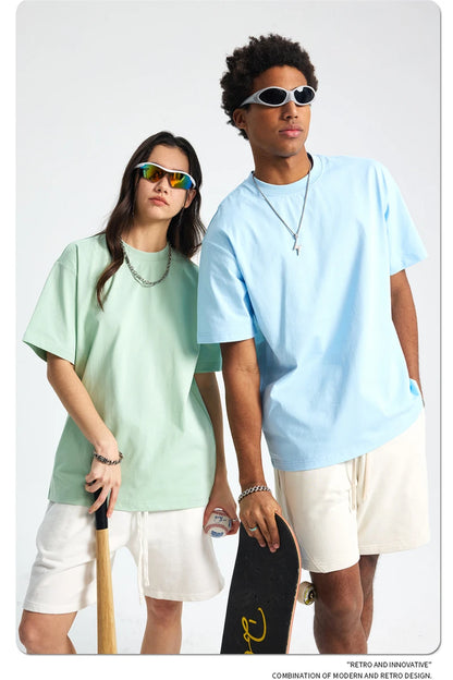 ZODF Fashion 2025 Summer Men Sorona T-Shirts Unisex Casual Cool Feeling Quick Dry O Neck 245gsm T Shirt Brand Tees HY1032