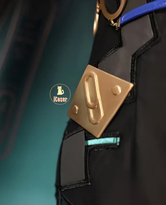 Zenless Zone Zero Lucia Cosplay Costume Wig Uniform Cloak Headwear Tail Spook Shack Halloween Party for Women Girls Role Play