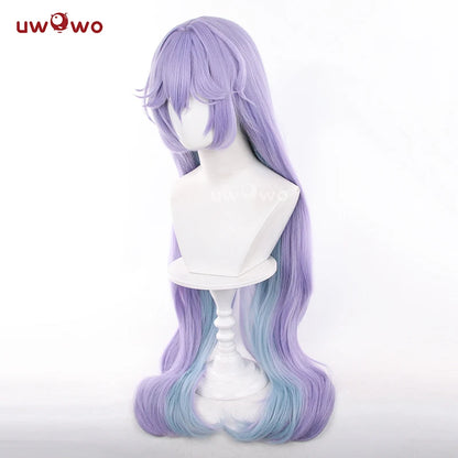 UWOWO Cantarella Wig Game Wuthering Waves WuWa Cantarella Jellyfish Cosplay Wig Long Hair Purple Hair