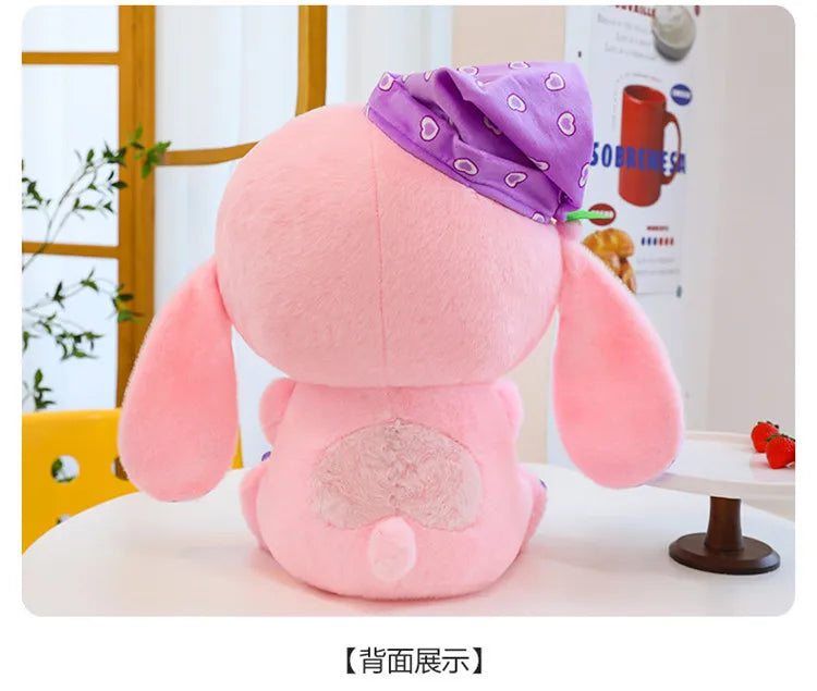 80cm Large Big Size Disney Stitch Sleeping Cute Anime Plush Stuffed Doll Room Plushies Pillow Ornaments Children's Holiday Gifts