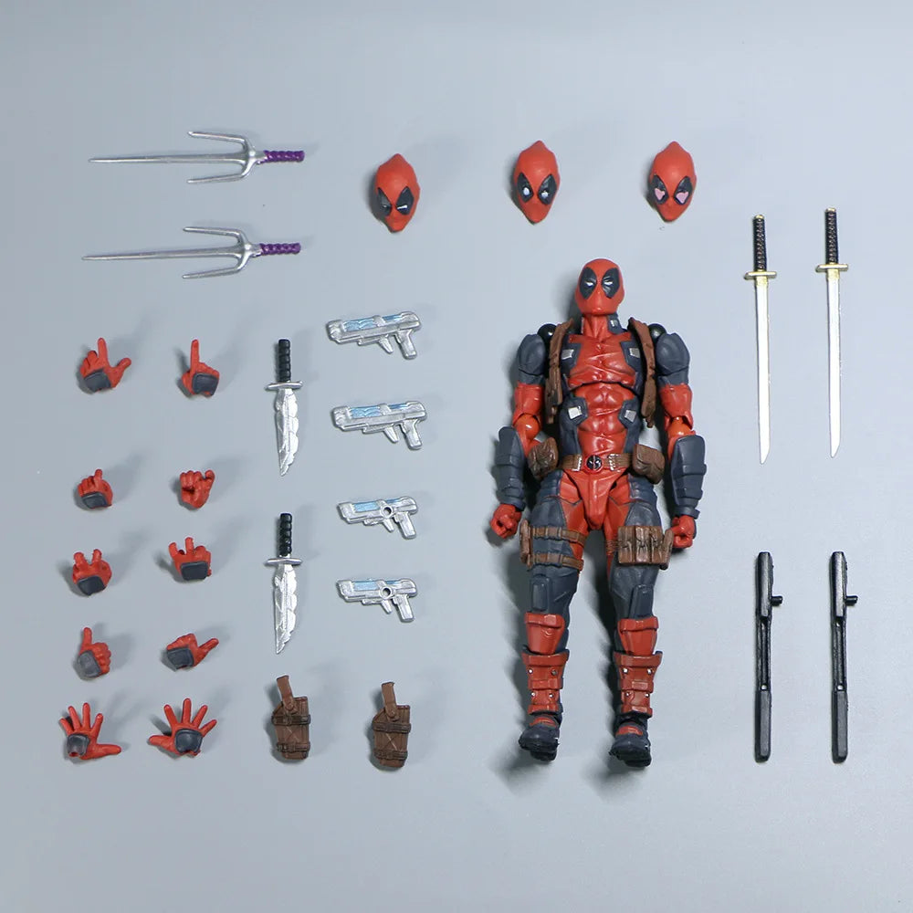 Amazing Yamaguchi Deadpool 2.0 Action Figure Toys 15cm Super Hero Dead Pool Movable Statues Model Doll Collectible Ornaments