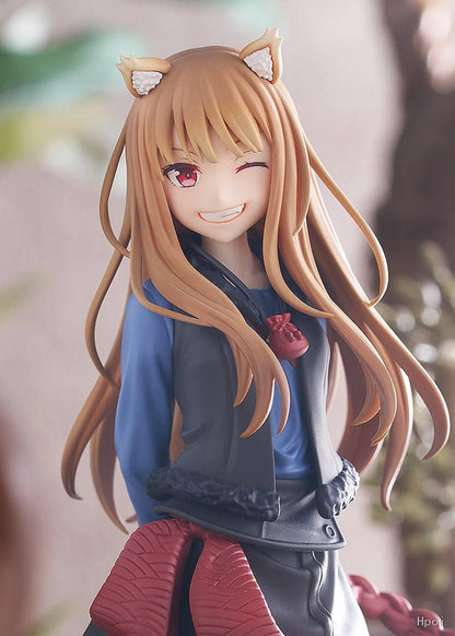 17cm Spice and Wolf: MERCHANT MEETS THE WISE WOLF Anime Figure Wolf Holo Action Figure PVC Adult Collection Model Doll Toys