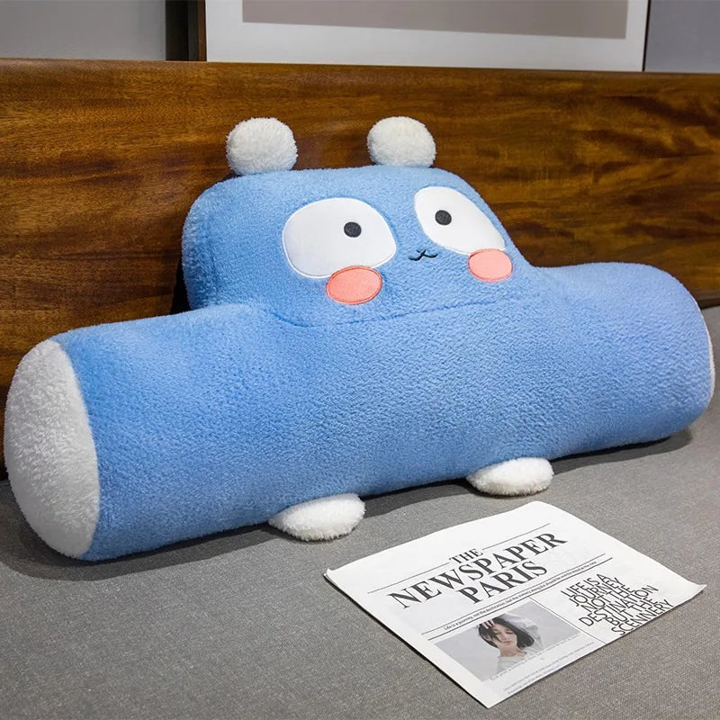 New Cute Car Cushion Office Seat Lumbar Support Creative Sofa Pillow Multifunctional Foot Cushion Nap Pillow