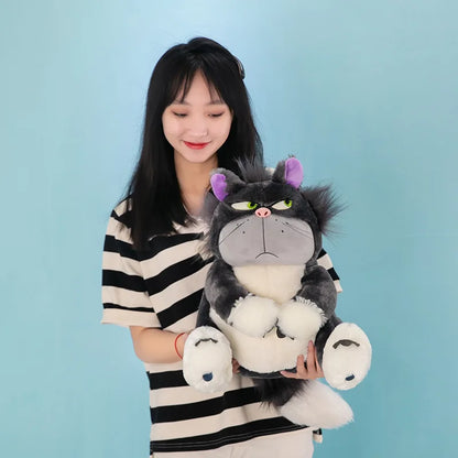 Disney Lucifer Plush Cartoon Cute Ugly Cat Doll Sitting In Tokyo Disney Plush Doll Cinderella Colleagues Spoof Doll Kids Gifts