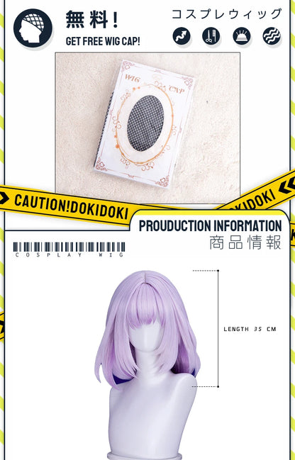 IN STOCK Mydeimos Cyrene Anaxa Polyxena Wig Game Honkai: Star Rail DokiDoki Mydei Cosplay HSR Halloween Wig Anaxa Free Wig Cap