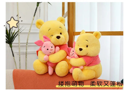 35/45/60cm Big Size Disney Winnie Anime Plush Stuffed Doll Room Decor Plushies Pillows Kawaii Ornaments Children's Holiday Gifts