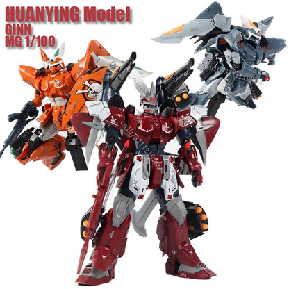 HUANYING Model Ginn MG 1/100 ZGMF-1017 Miguel Aiman Custom GINN GLADIATO Assembly Model Kit Action Figure Robot Mecha Kids Gifts