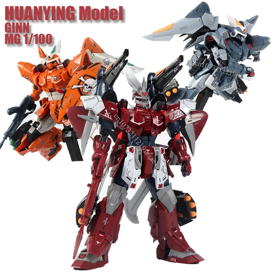 HUANYING Model Ginn MG 1/100 ZGMF-1017 Miguel Aiman Custom GINN GLADIATO Assembly Model Kit Action Figure Robot Mecha Kids Gifts