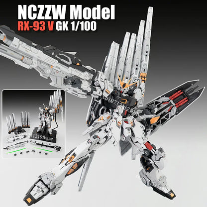 In Stock NCZZW Model RX-93 V 1/100 CMM GK Style Toy Assembly Model Kit Action Figure Model Robot Mecha Gift