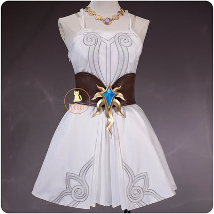 Honkai Star Rail Cyrene Cosplay Costume Wig Dress Headwear Game Uniform Amphoreus Halloween Party for Women Girls Outfit iCoser