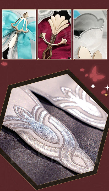 IN STOCK Hyacine Cosplay Costume Game Honkai: Star Rail DokiDoki-SR HSR Women Cute Amphoreus Hyacine Cosplay Wig