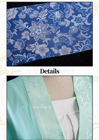 IN STOCK UWOWO Maomao Cosplay Anime The Apothecaryy Diariess Maomao Frog Green Hanfu Style Hunt Cosplay Costume New suit