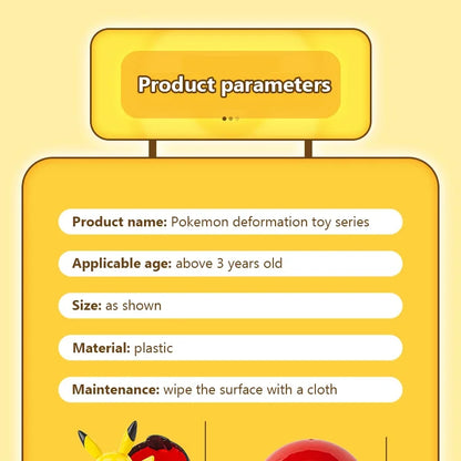 Original Pokemon Figure Pikachu Piplup Cubone Mimikyu Jigglypuff Cute Anime Ornament Pokeball Deforme Figurine Children Toy Gift