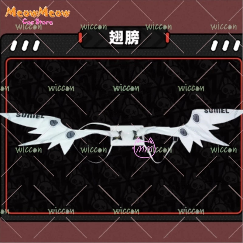 Zenless ZoneZero Nangong Yu Rokudo Sariya Cosplay Set Polyester - wing / XXL