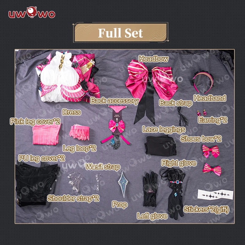 IN STOCK UWOWO Carlotta Cosplay Game Wuthering Waves WuWa Carlotta Montelli Cosplay Costume Halloween Costume