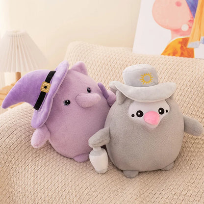 30cm Hallowmas Gift Dark Power Plush Cat Soft Toys Cool Pirate Death Cat Plushies Stuffed Doll Boy Gift