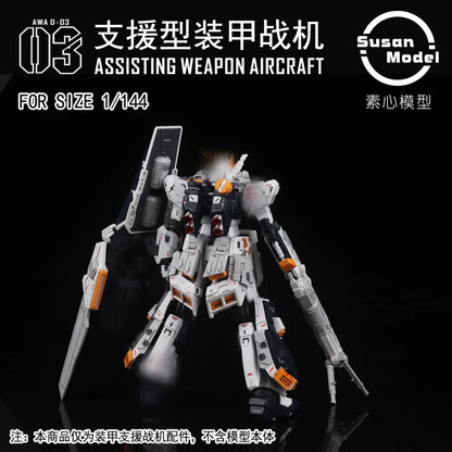SUSAN Model RX-93 V RG 1/144 RX-93-ν2 Hi V ASSISTING AIRCRAFT AWA HWS Assembly Model Kit Toy Accessories Package Gift