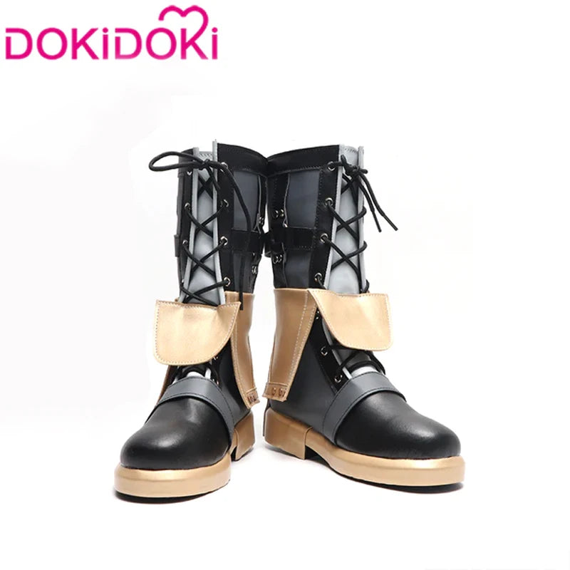 Freminet/Kaveh/Capitano/Ororon Shoes Game Genshin Impact Cosplay DokiDoki Fontaine Men Captain Freminet Shoes Kaveh Cosplay