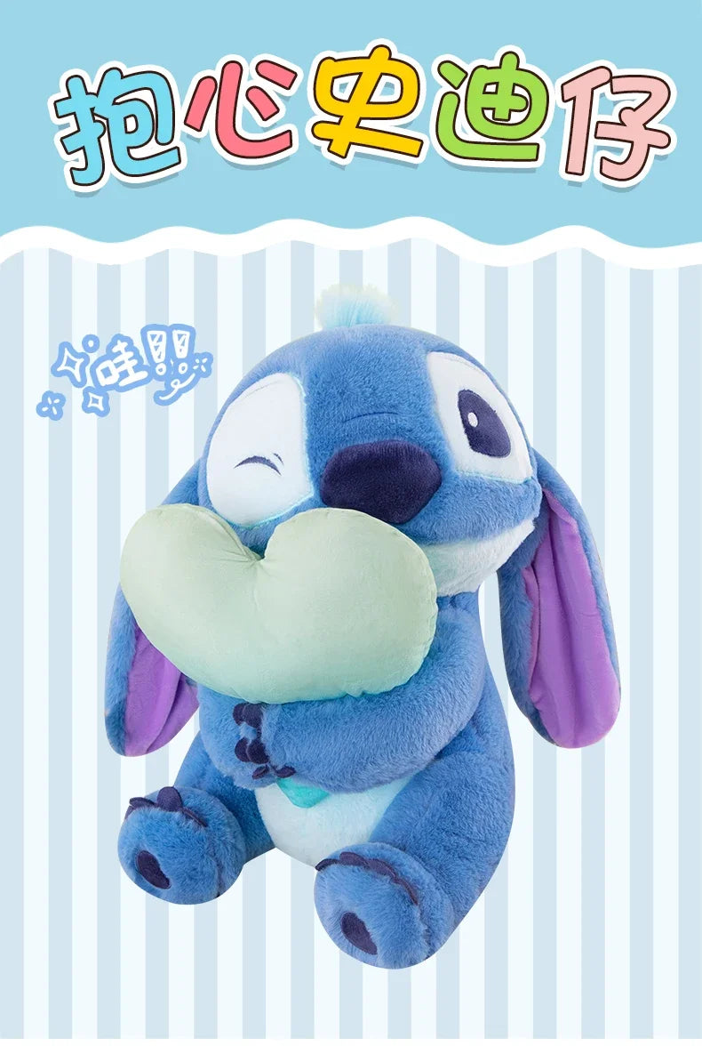 New Disney Lilo&Stitch Cute Cartoon Dolls Toys Kawaii Anime Soft Stuffed Dolls Pillow Appease Toys Birthday Gift for Boys Girls