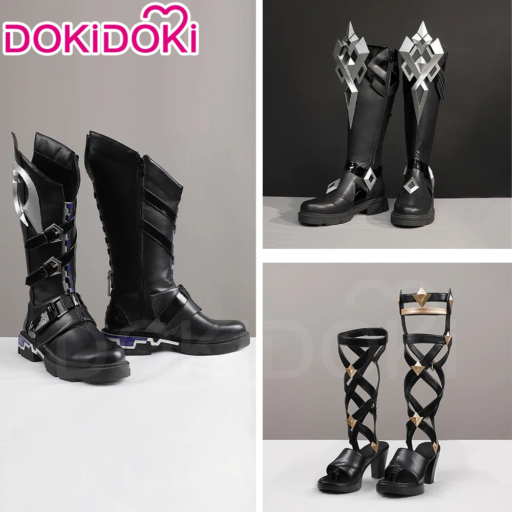 Captain Capitano Citlali Ororon Shoes Game Genshin Impact DokiDoki Men Women Capitano Cosplay Long Boots