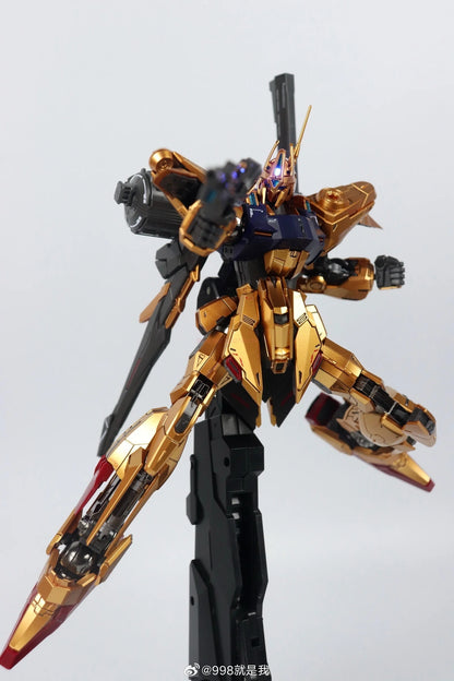 SHENMA Model Hyaku Shiki Kai MG 1/100 Golden Fighter Full Armor FA Assembly Model Kit Action Figures Plastic Model Kits Toy Gift