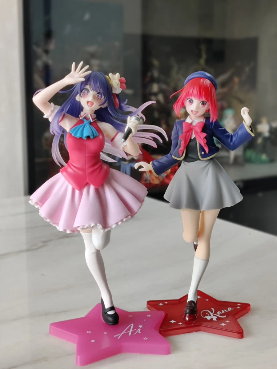 21cm [OSHI NO KO] Anime Figure Idol Singer Hoshino Ai Action Figure Kawaii Star Arima Kana Figurine PVC Collection Model Toys