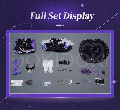 IN STOCK The Herta Cosplay Costume Game Honkai: Star Rail DokiDoki-SR HSR Women Cosplay The Herta Halloween Costume Wig