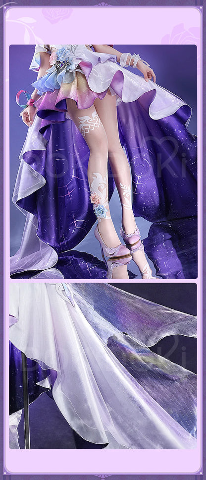Cyrene Cosplay Costume Game Honkai: Star Rail【S-2XL】DokiDoki-SR HSR Cyrene Women Dress Veil SP Version Cosplay Plus Size