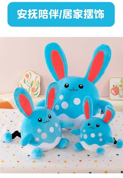 New 70cm Pokemon Azumarill Large Plush Toy Anime Doll Cute Giant Pokémon Cute Cartoon Stuffed Plushie Pillow Gift for Children