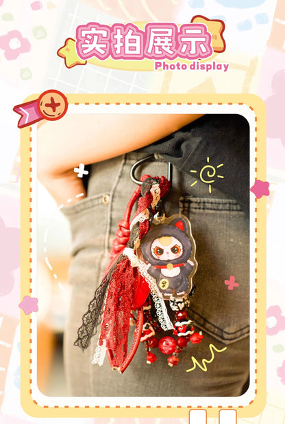 Baby Three Love Chain Time Series Blind Bag Phone Pendant Bracelet  and Exquisite Pendant for Girls' Daily Travel Accessories